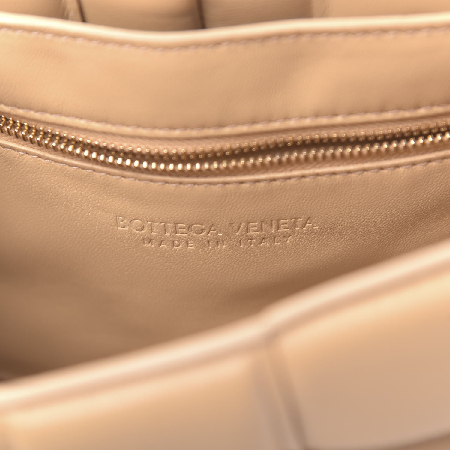 Bottega Veneta Nappa Maxi Intreccio Padded Cassette Crossbody Bag Almond 6 of 9
