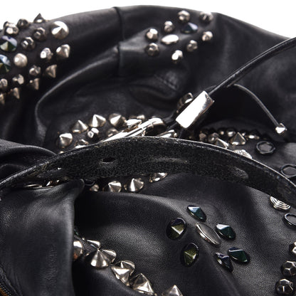 Jimmy Choo Calfskin Studded Lola Tote Black 7 of 8
