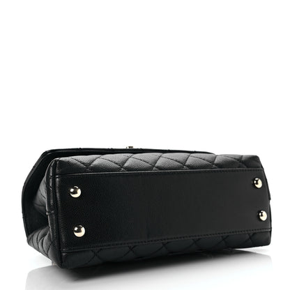 Chanel Caviar Quilted Mini Coco Handle Flap Black 4 of 8