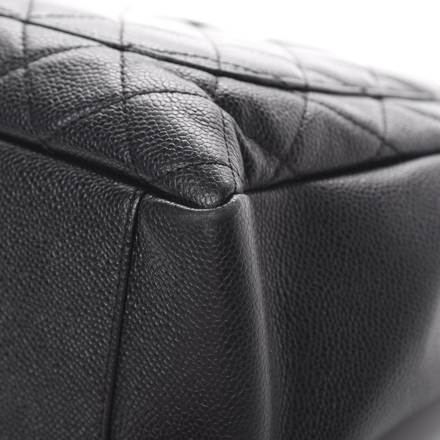 Chanel Caviar Quilted Grand Shopping Tote GST Black 10 of 17