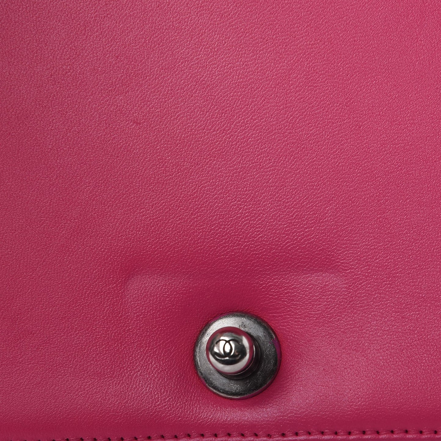 Lambskin Quilted Medium Boy Flap Pink