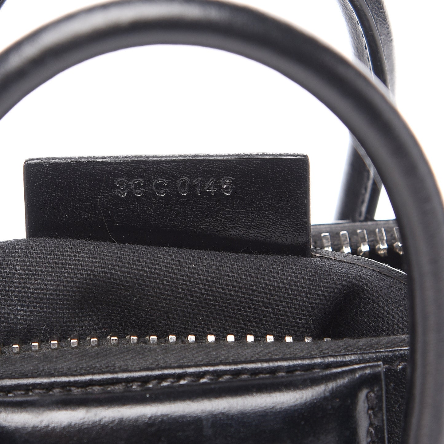Shiny Lord Calfskin Mini Antigona Black