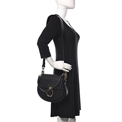 Chloe Grained Calfskin Large Tess Bag Black 2 of 10