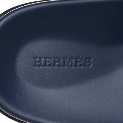 Hermes Epsom Mens Chypre Sandals 43 Bleu Mineral 6 of 10