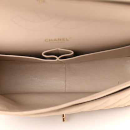 Chanel Iridescent Caviar Quilted Jumbo Double Beige 5 of 17