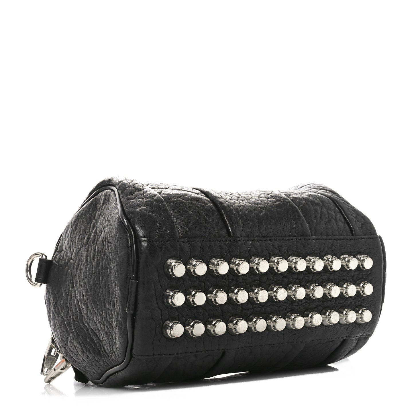 Pebbled Lambskin Mini Rockie Black Rhodium Hardware Black Rhodium Hardware