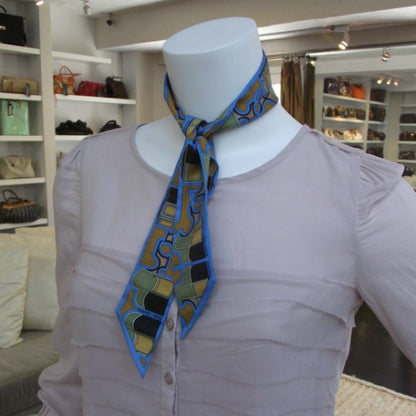 Hermes Silk Les Coupes Twilly 2 of 6