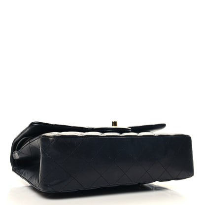 Chanel Lambskin Quilted Medium Double Flap Black 4 of 13