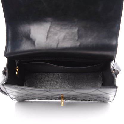 Chanel Patent Quilted CC Shoulder Bag Black 4 of 15
