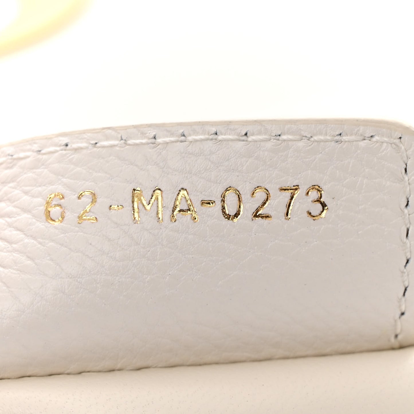 Calfskin Cannage Small Caro Bag Ivory