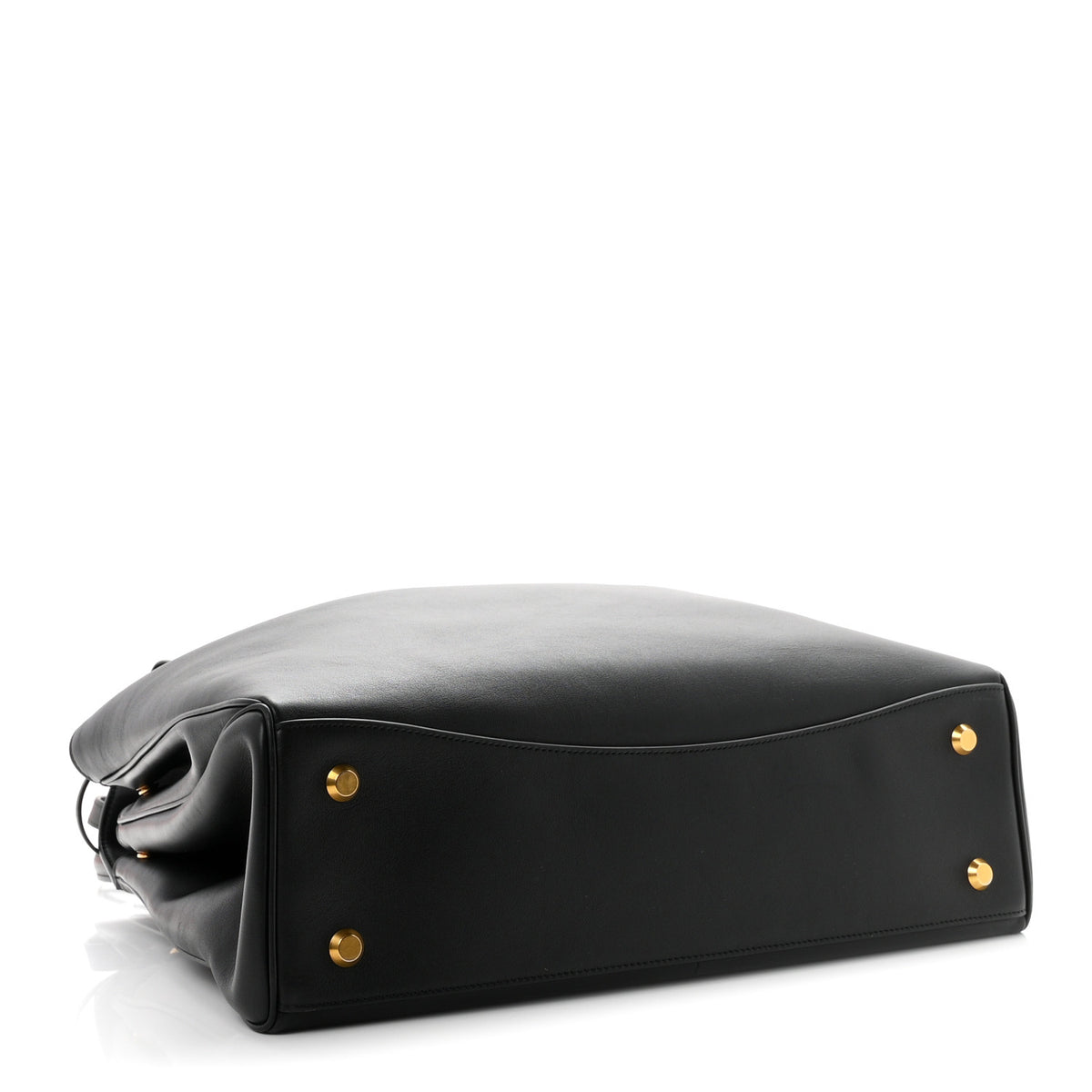 Balenciaga Smooth Calfskin Large Rodeo Top Handle Handbag Black 4 of 9