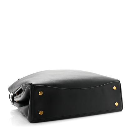 Balenciaga Smooth Calfskin Large Rodeo Top Handle Handbag Black 4 of 9