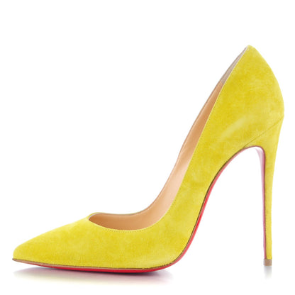 Christian Louboutin Suede So Kate 120 Pumps 38.5 Cubiste 1 of 8