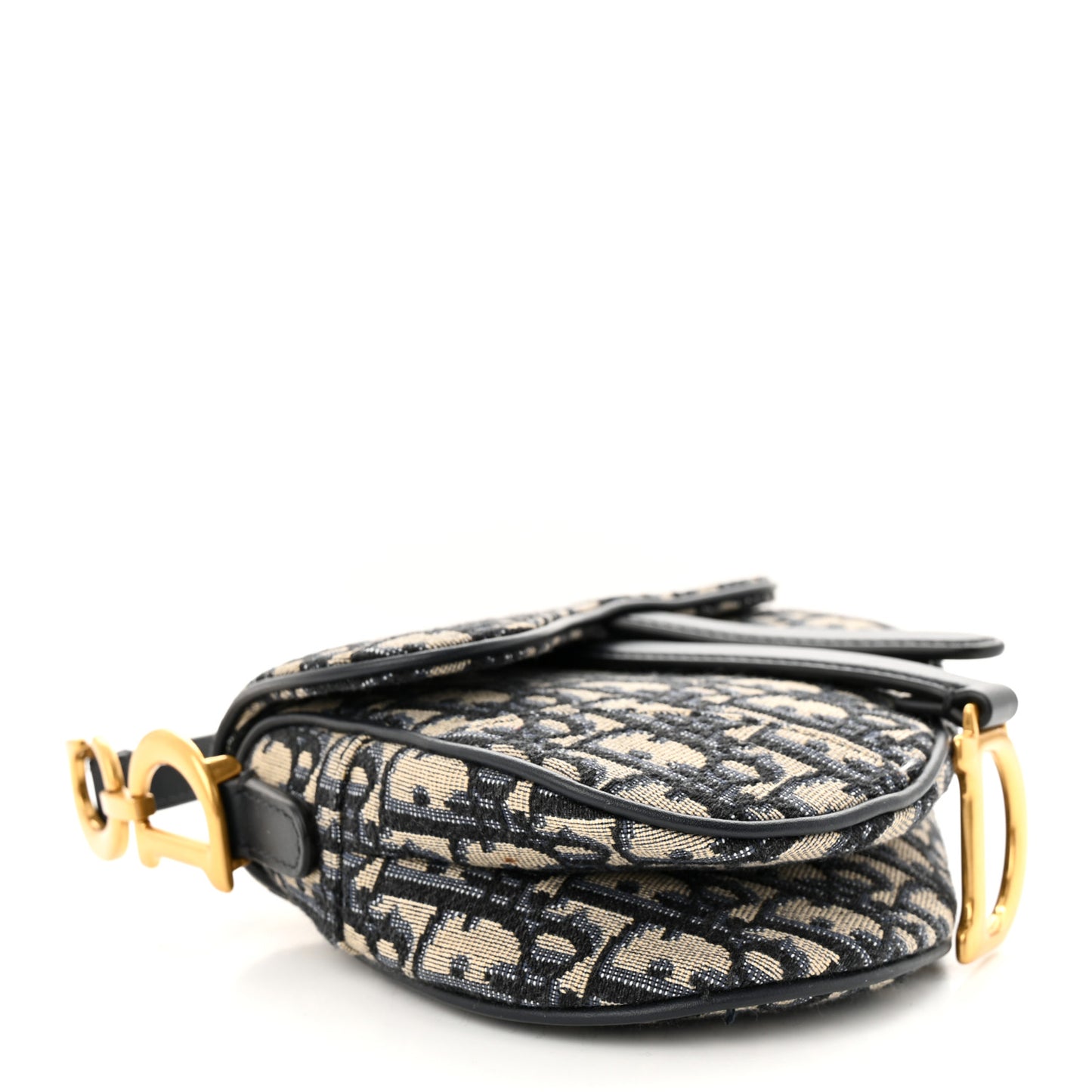 Oblique Mini Saddle Bag Blue