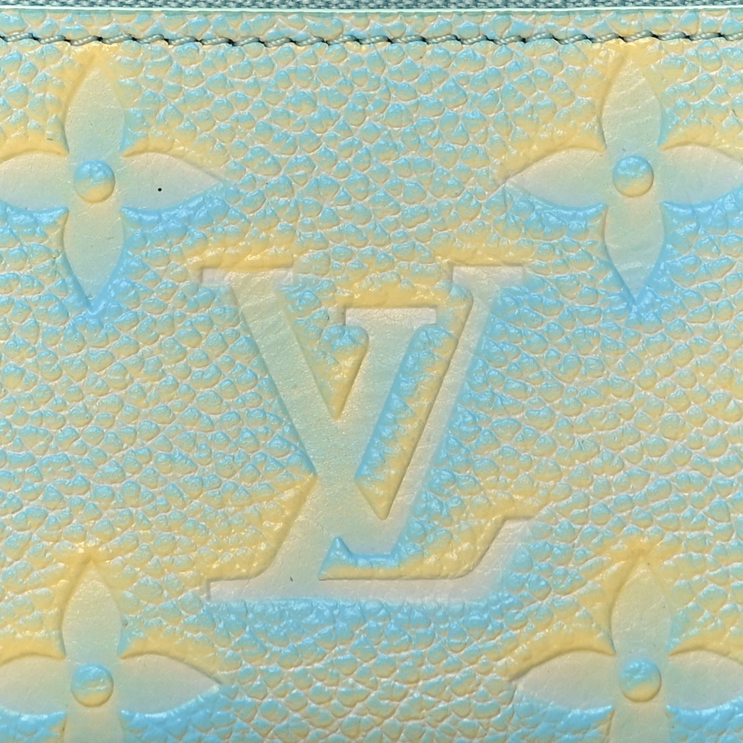 Empreinte Monogram Summer Stardust Key Pouch Water Green