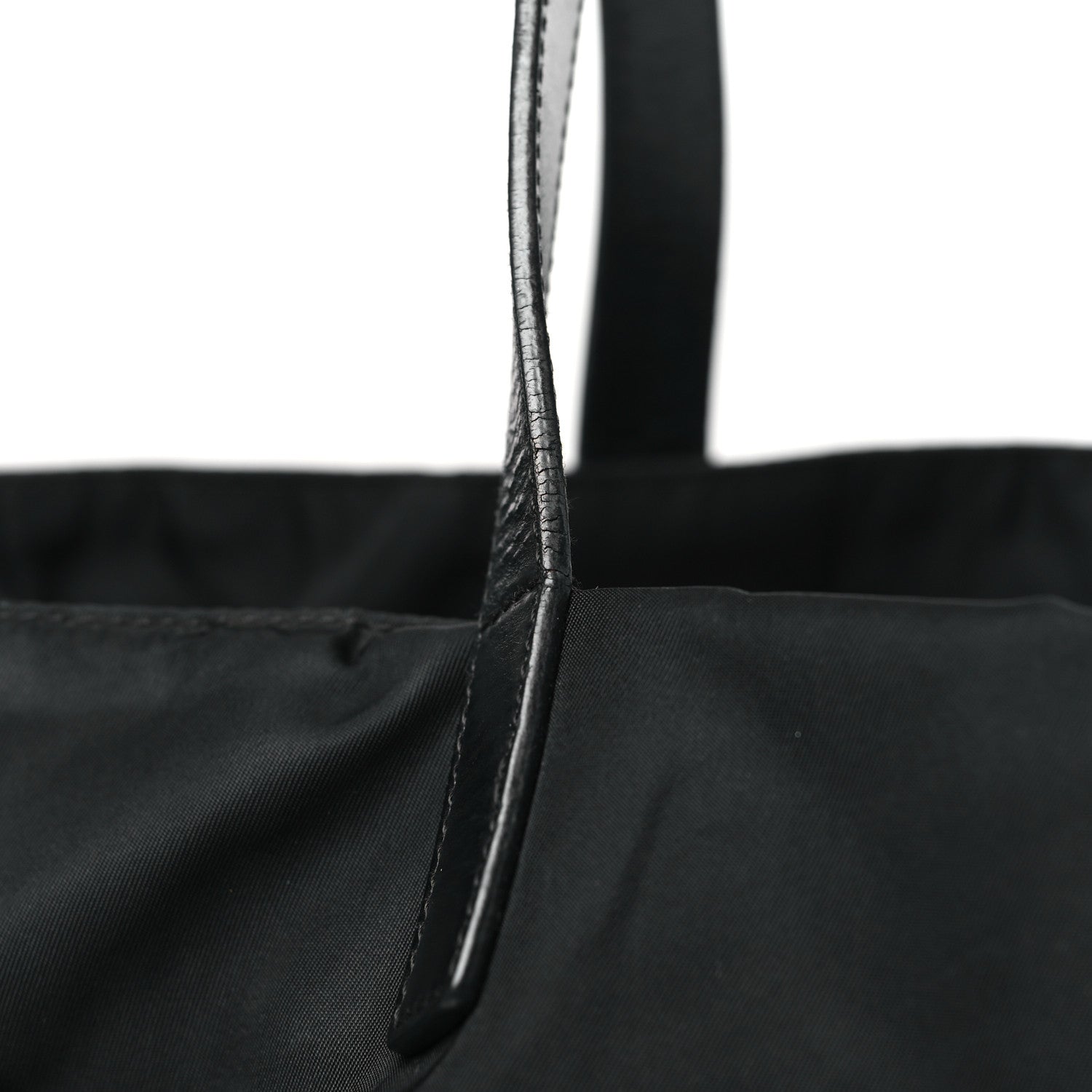 Prada Nylon Vela Drawstring Shopping Tote Black 14 of 15