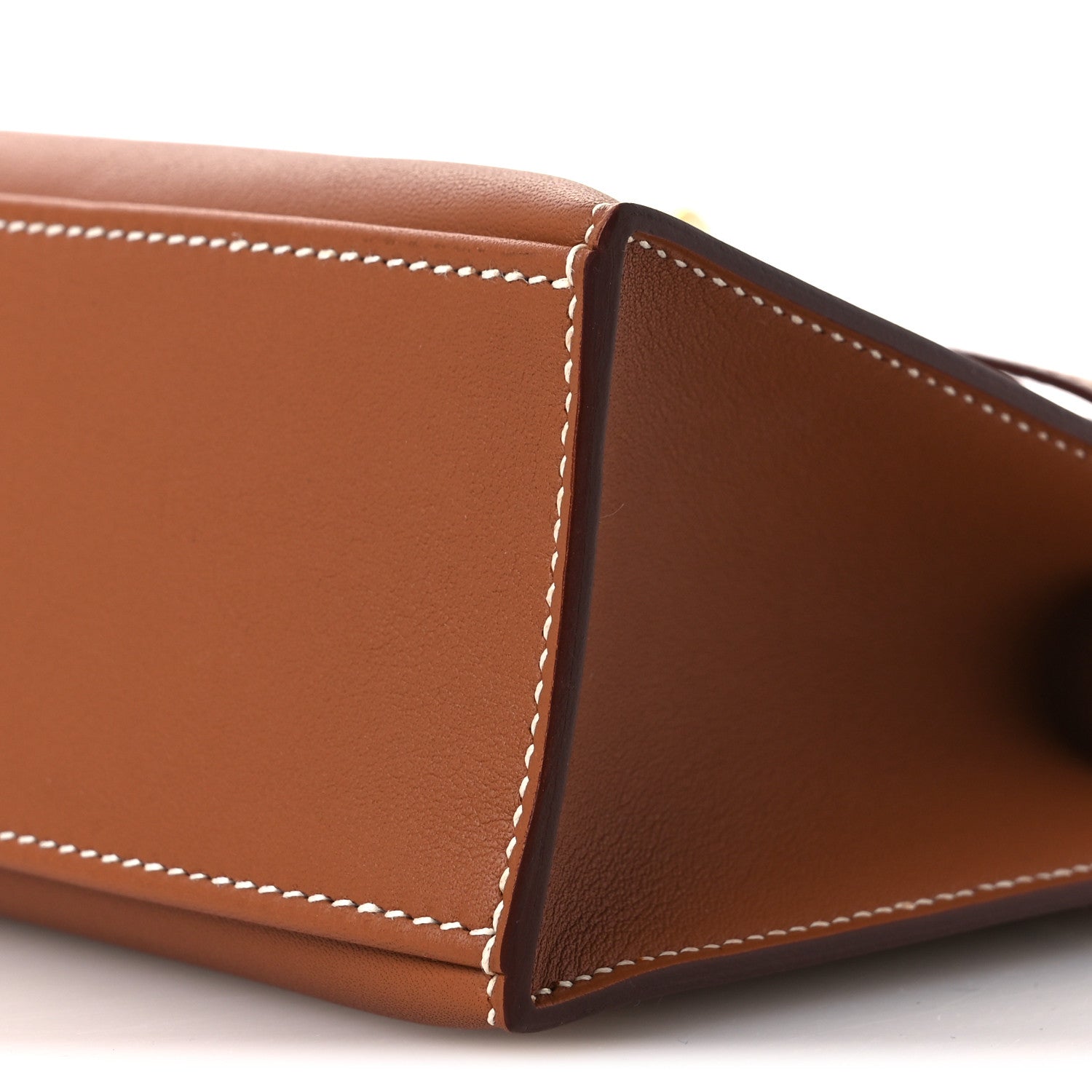 Hermes Swift Kelly Pochette Clutch Gold 10 of 11