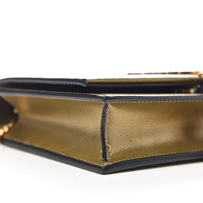 Saint Laurent Grain De Poudre Kate Monogram Tassel Chain Wallet Brome 8 of 11