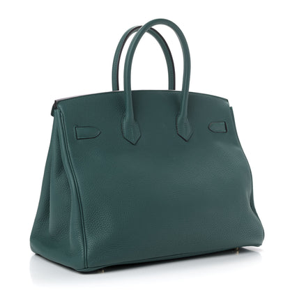 Hermes Togo Birkin 35 Malachite 2 of 9