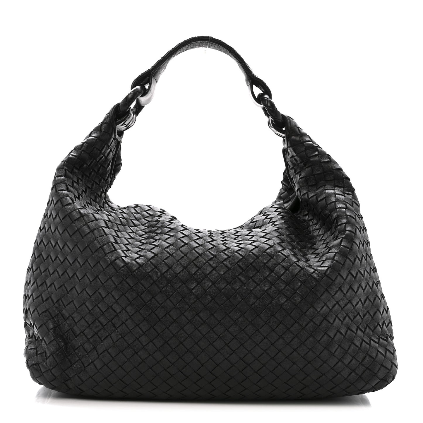 Nappa Intrecciato Sloane Hobo Black