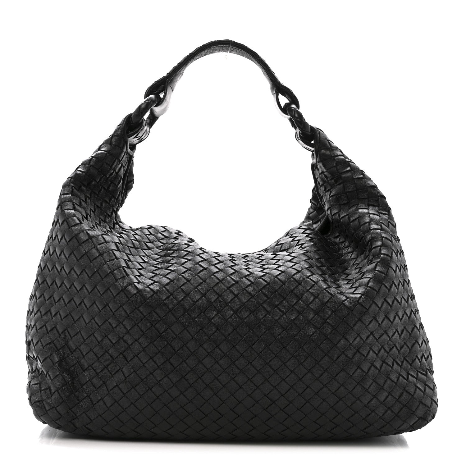 Bottega Veneta Nappa Intrecciato Sloane Hobo Black 1 of 14