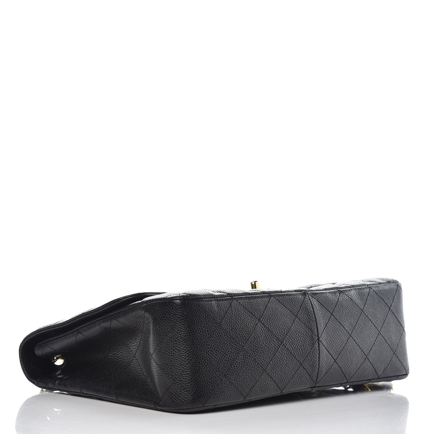 Caviar Quilted Jumbo Single Flap Black