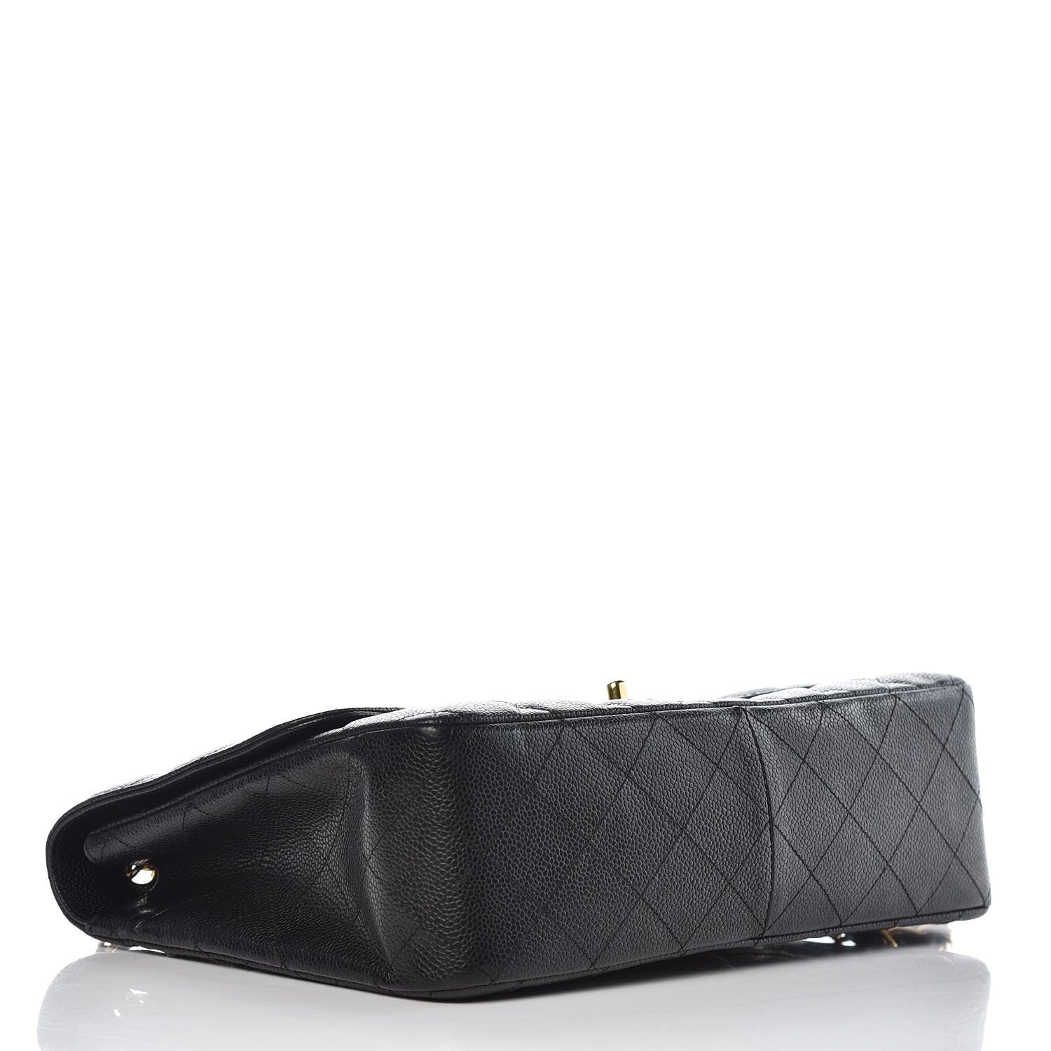 Chanel Caviar Quilted Jumbo Single Flap Black 4 of 9