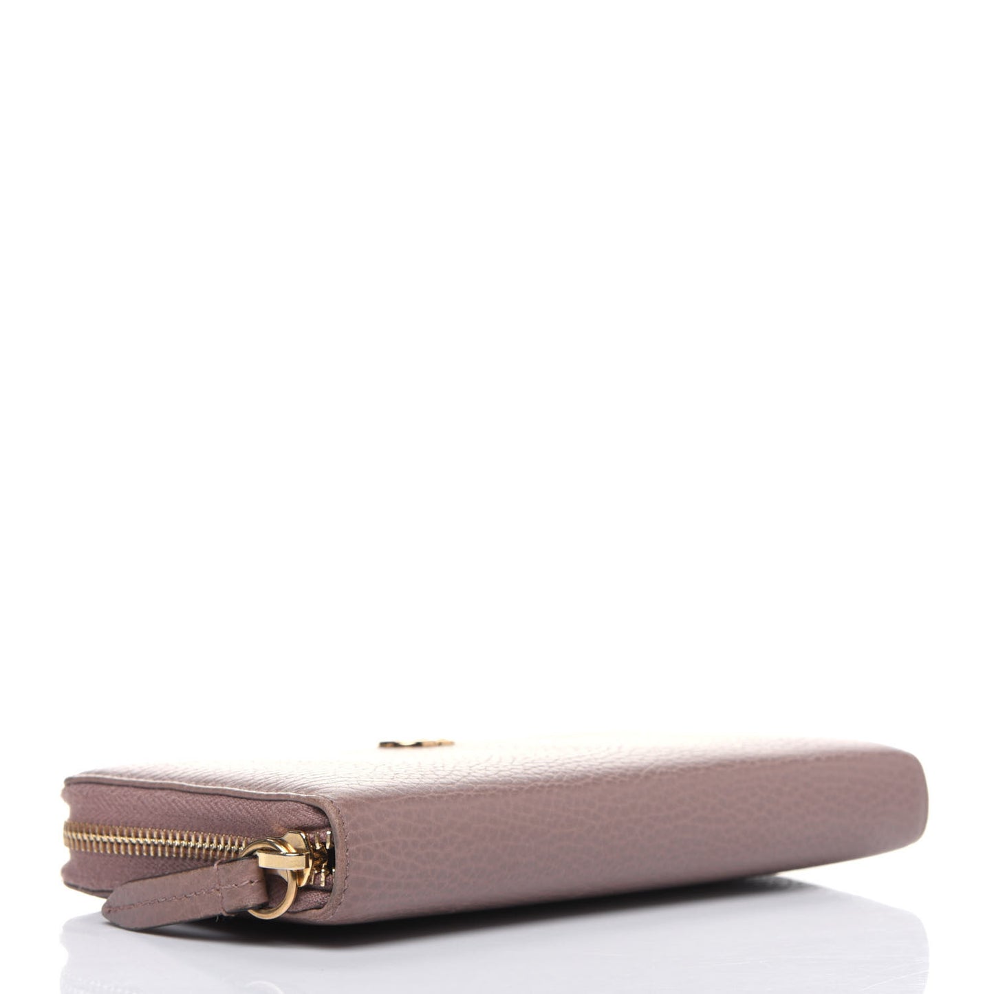 Dollar Calfskin GG Marmont Zip Around Wallet Porcelain Rose