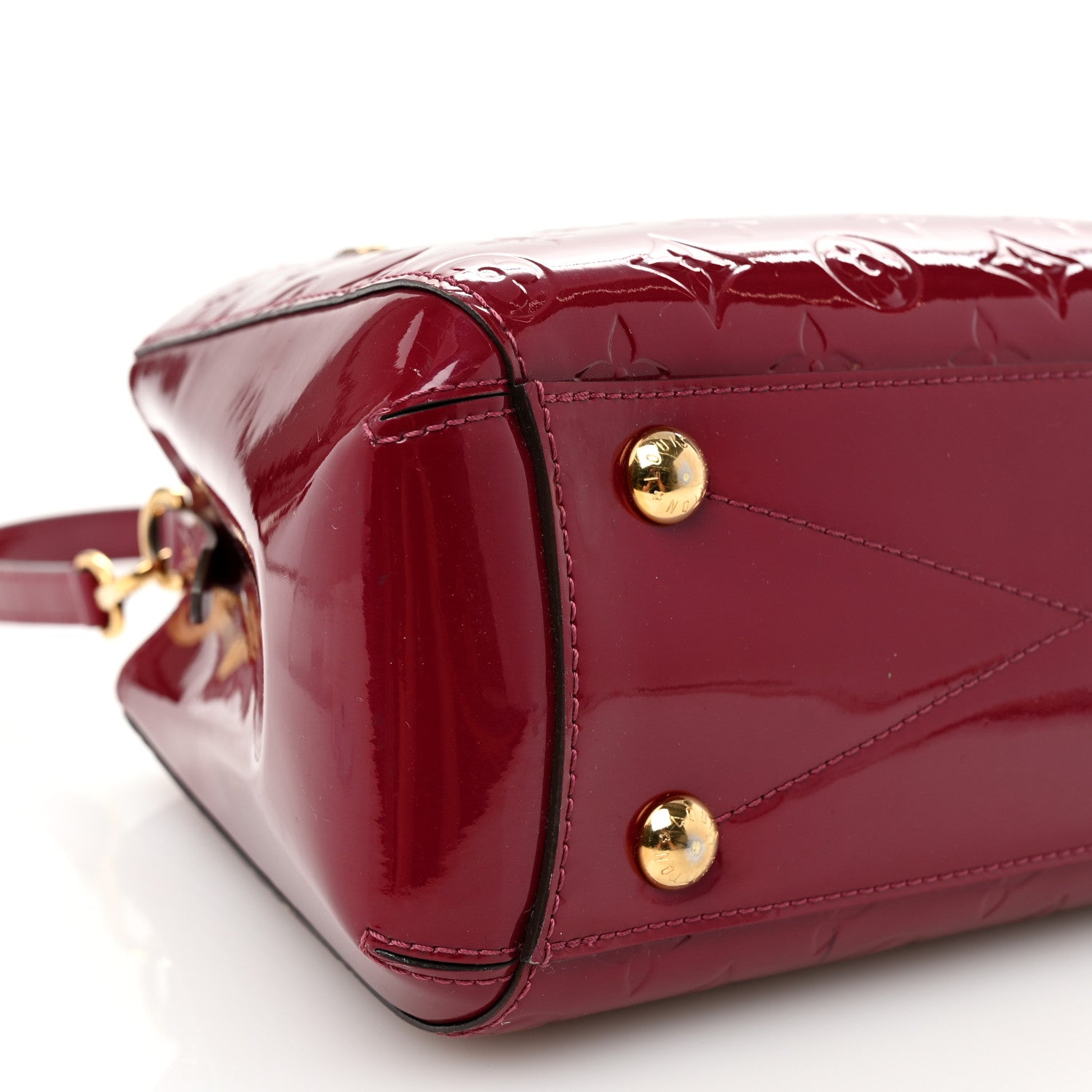 Louis Vuitton Vernis Montaigne BB Magenta 8 of 9