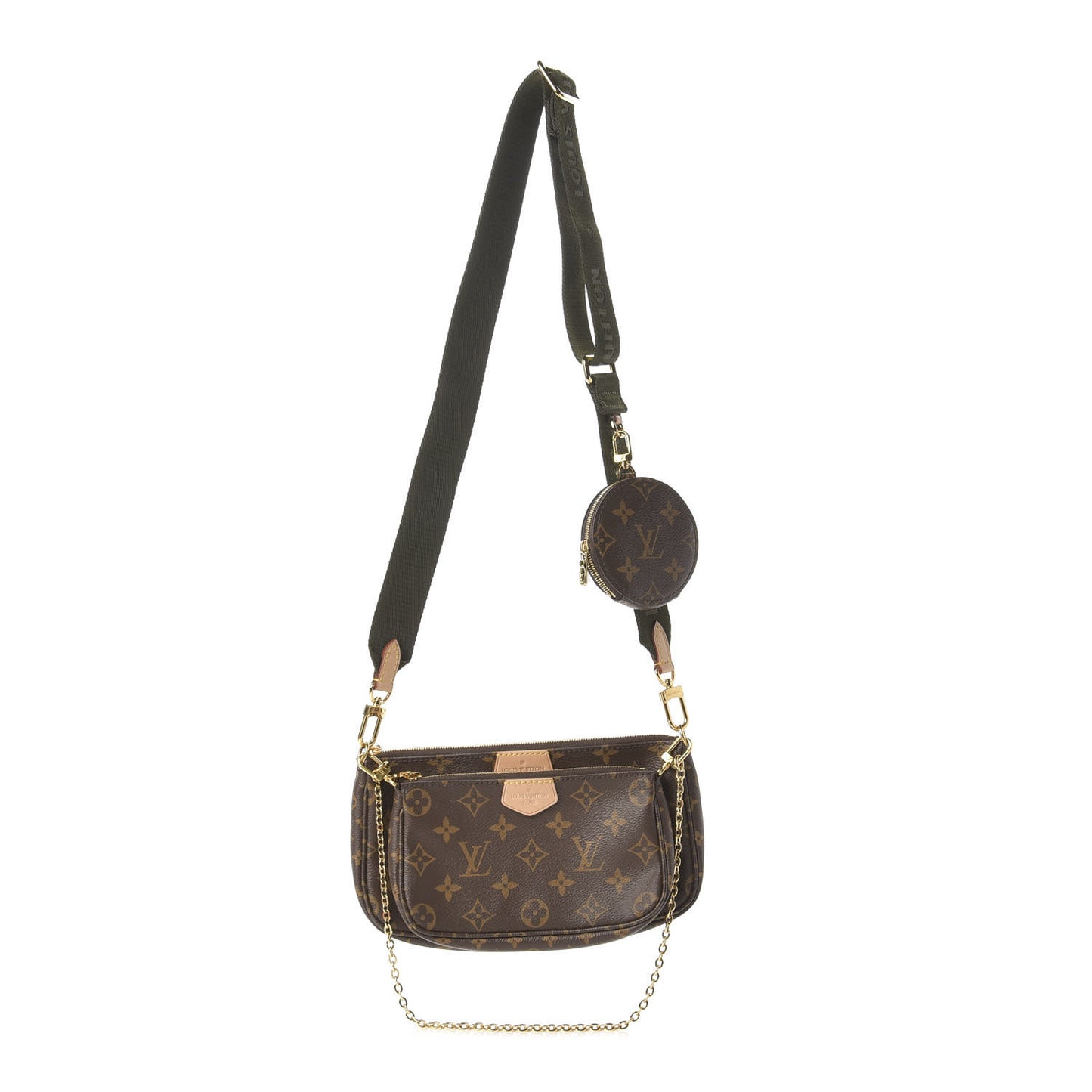Monogram Multi Pochette Accessories Kaki