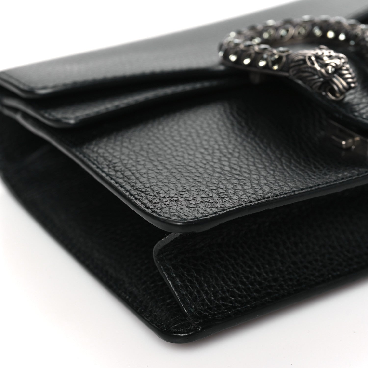 Gucci Calfskin Mini Dionysus Shoulder Bag Black 8 of 10