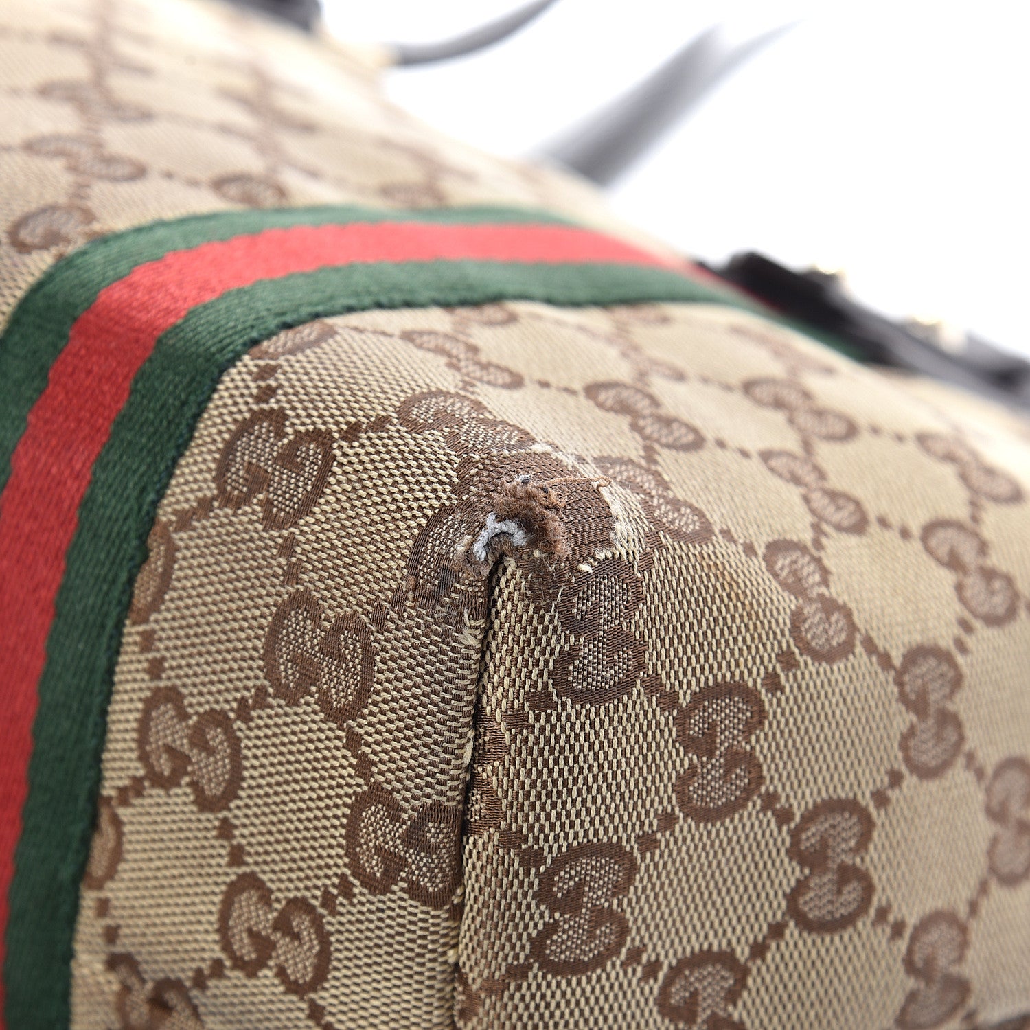 Gucci Monogram Medium Jolicoeur Tote Dark Brown 12 of 13