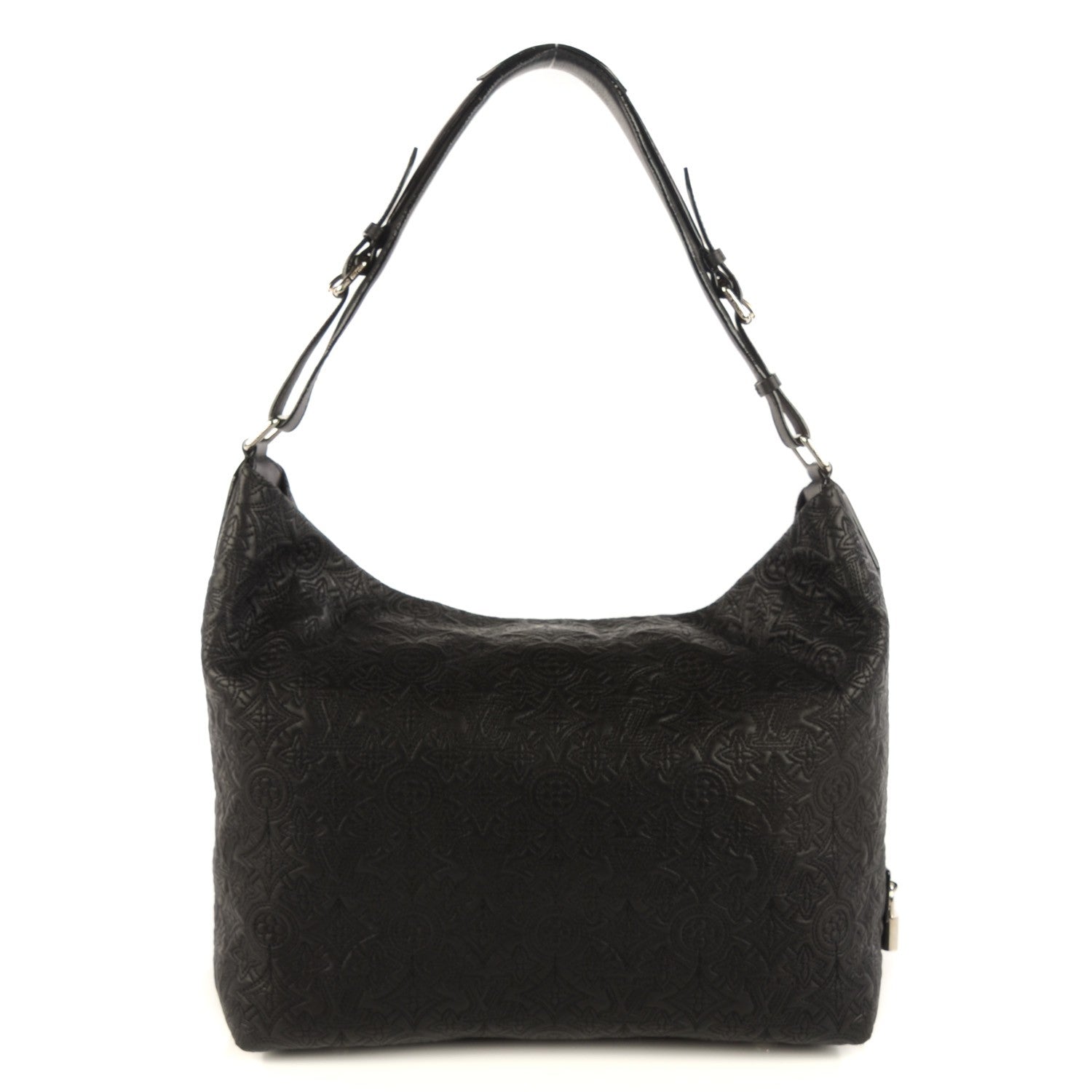 Louis Vuitton Monogram Lambskin Antheia Hobo PM Black 1 of 7
