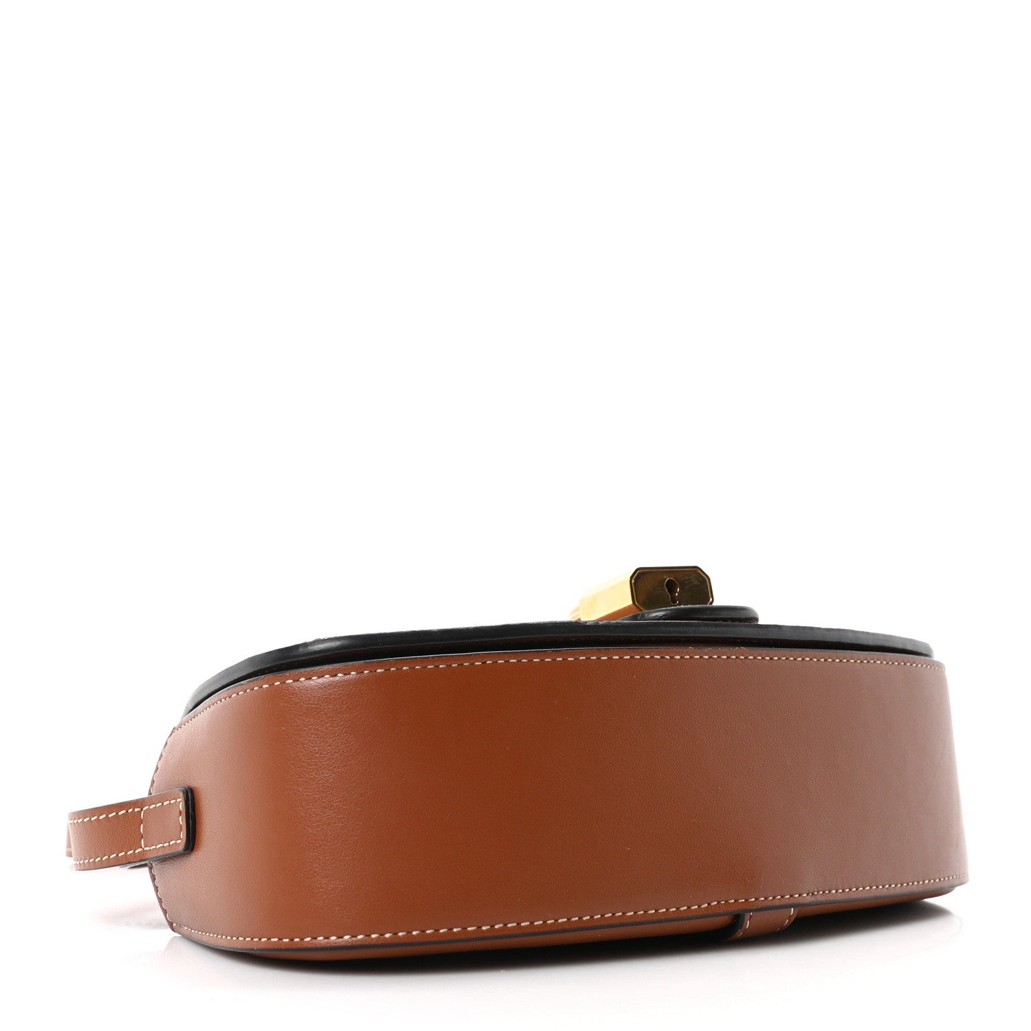 Celine Smooth Calfskin Tabou Clutch On Strap Tan 7 of 19