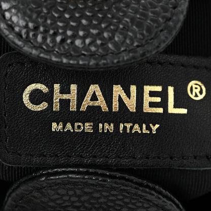 Chanel Caviar Quilted Petit Shopping Tote PST Black 6 of 10