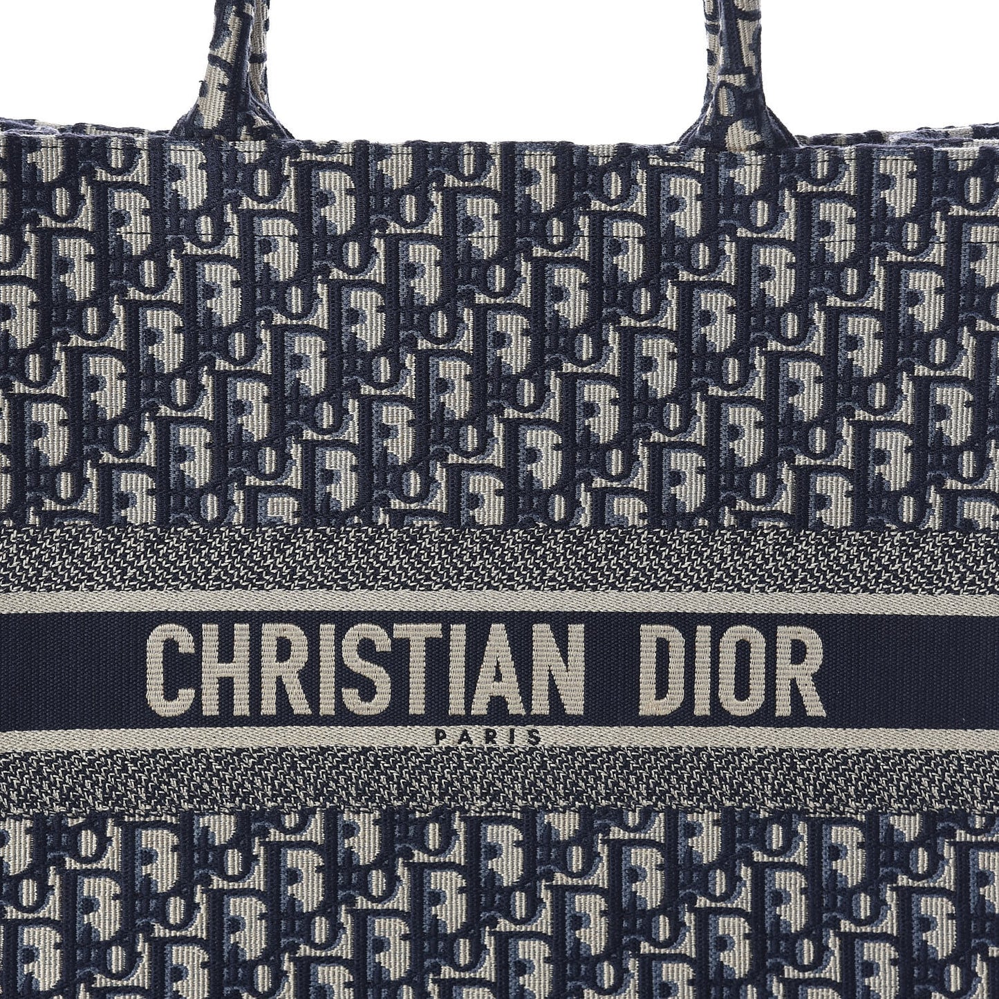 Oblique Book Tote Blue Multicolor