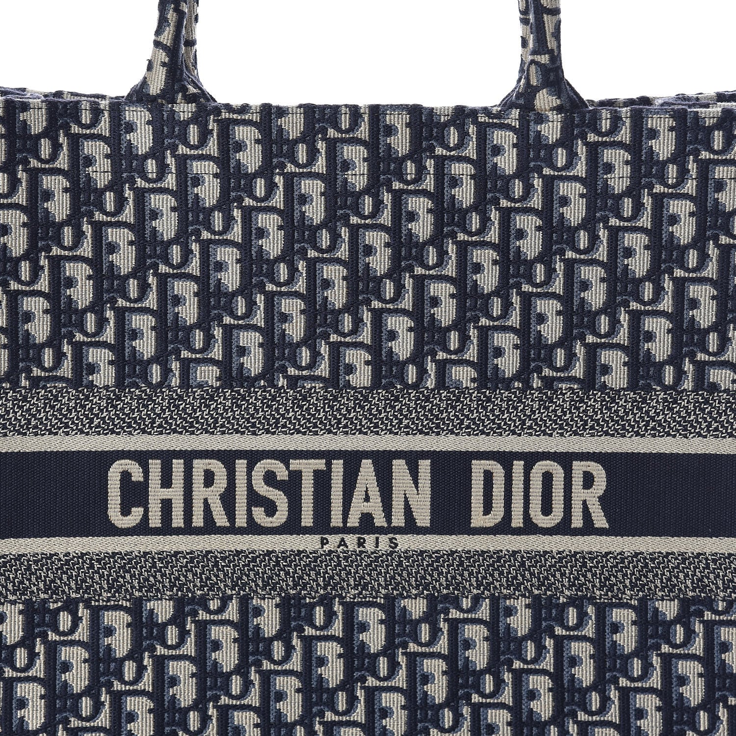 Christian Dior Oblique Book Tote Blue Multicolor 8 of 9