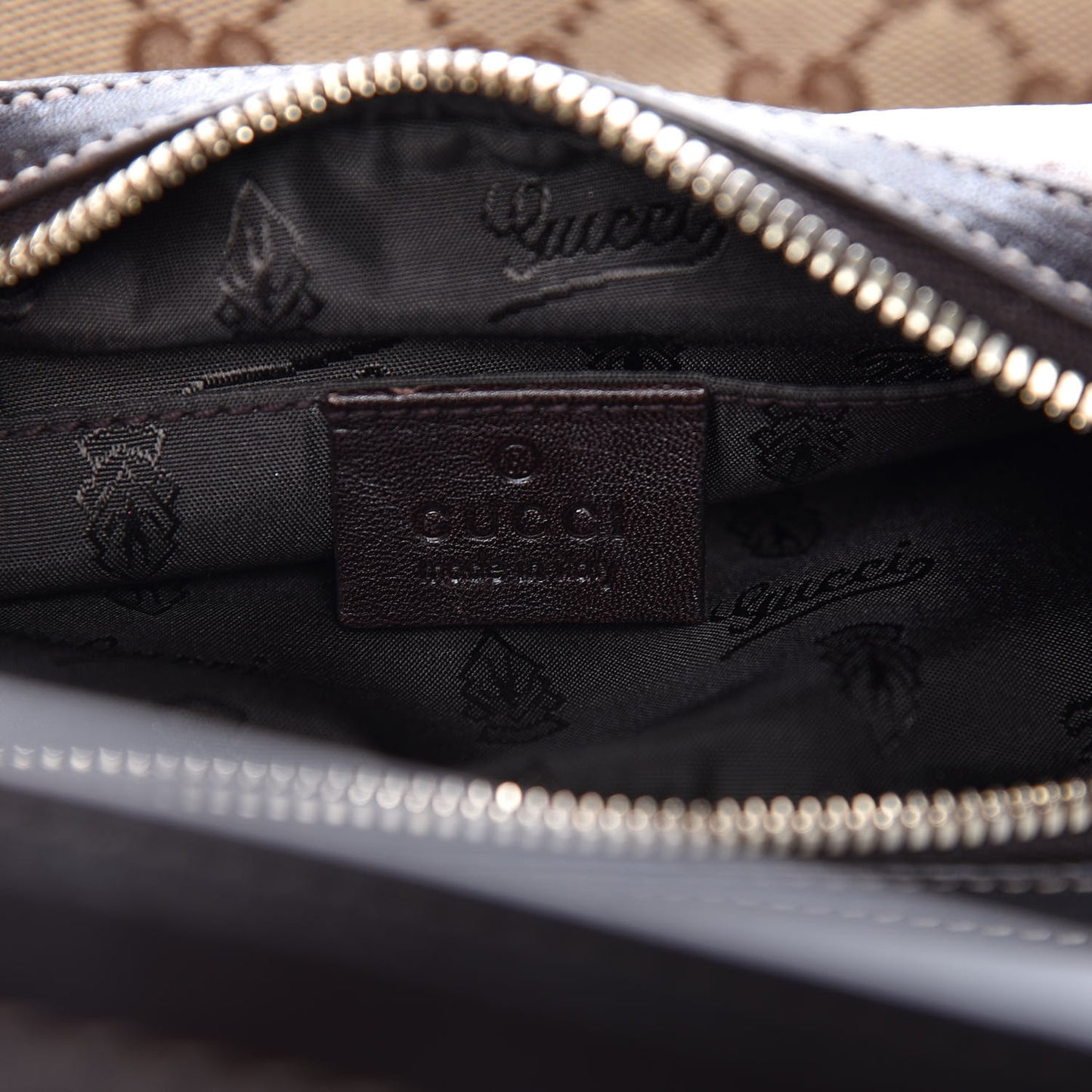 Crystal Monogram Duchessa Mini Hobo Brown