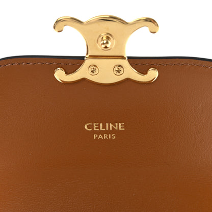 Celine Triomphe Canvas Small Triomphe Wallet Tan 7 of 9