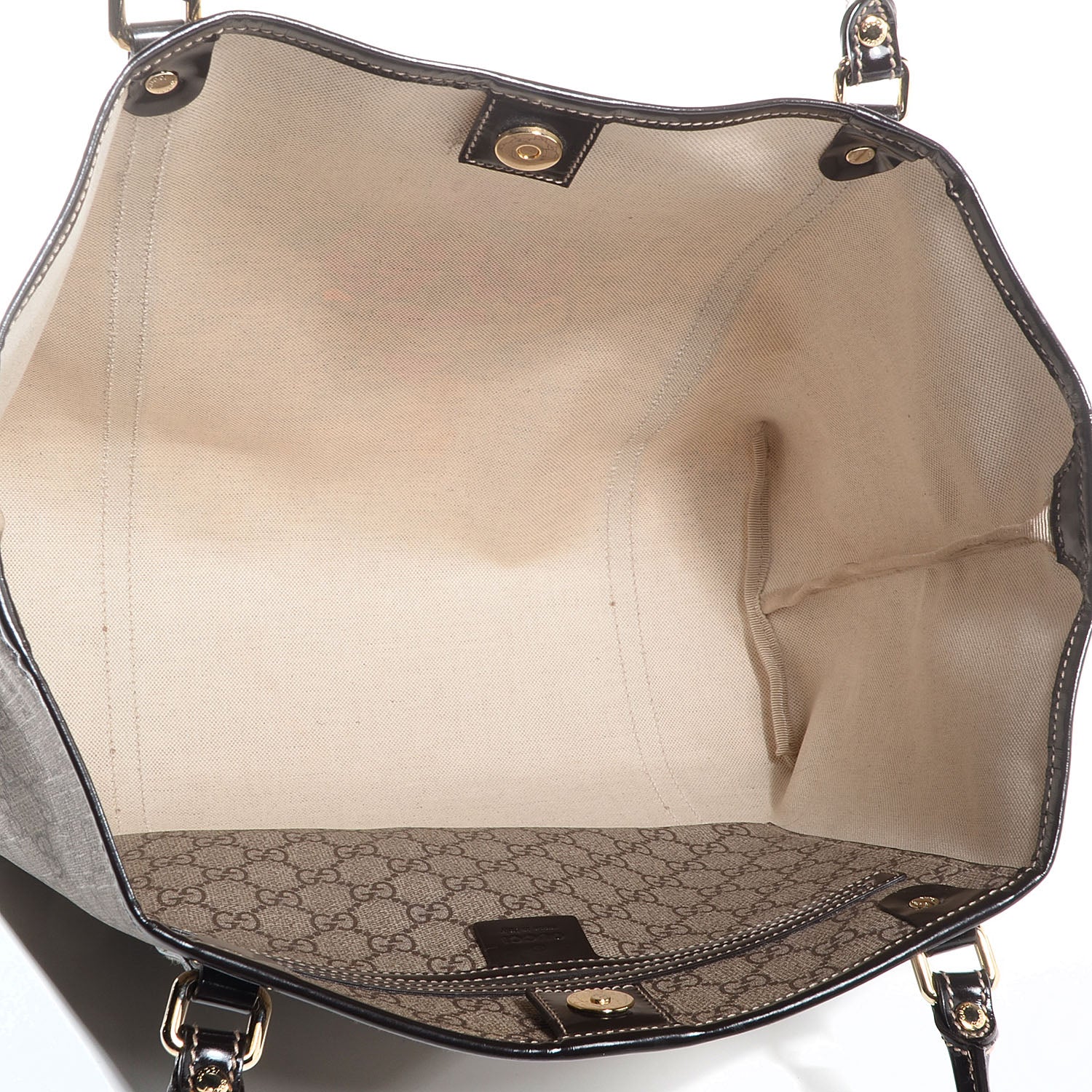 Gucci GG Plus Monogram Tattoo Heart Medium Joy Tote Ebony 4 of 6