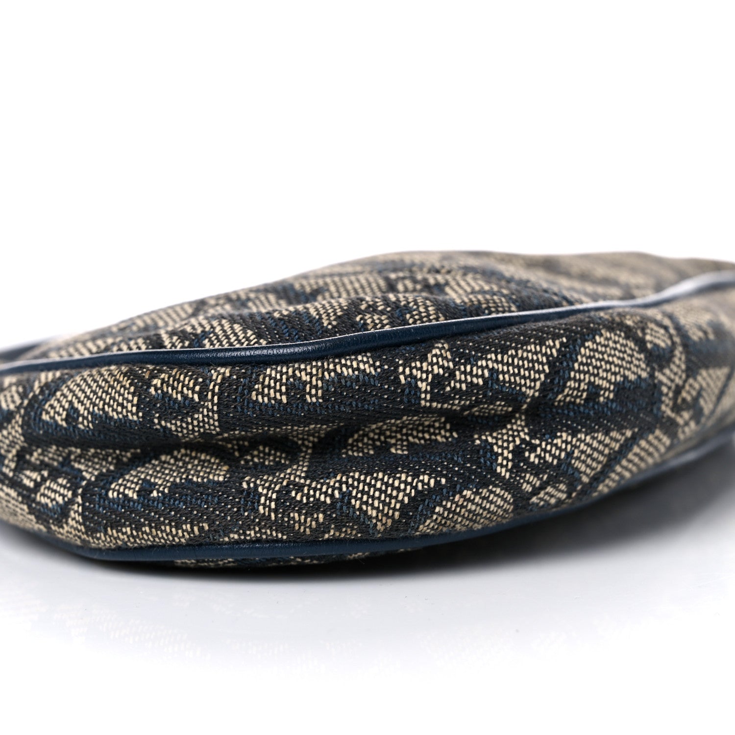 Christian Dior Monogram Mini Saddle Pochette Navy 8 of 20