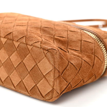 Bottega Veneta Suede Intrecciato Bang Bang Vanity Case Amber 10 of 10
