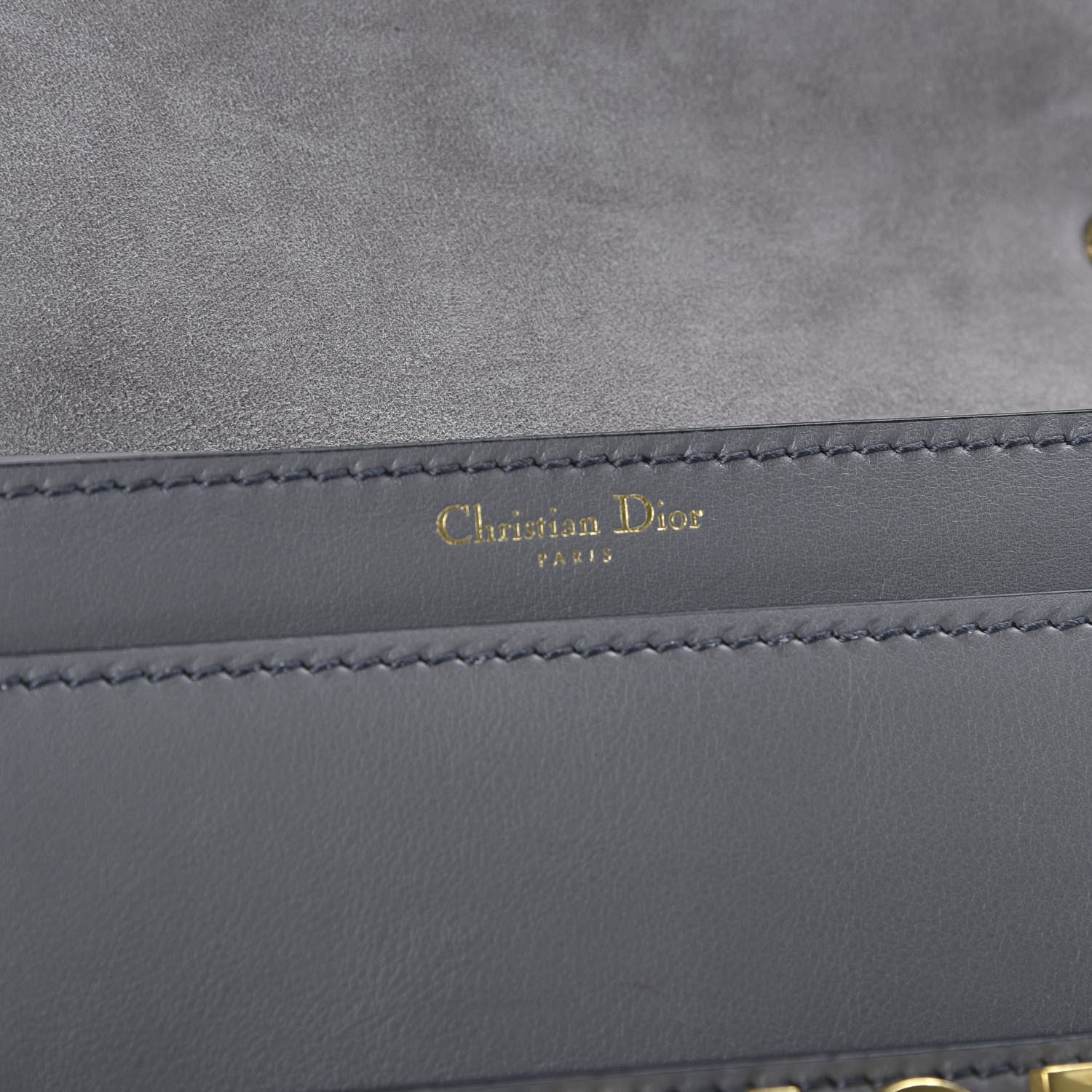 Christian Dior Calfskin Medium J'Adior Chain Flap Bag Iron Grey 7 of 9