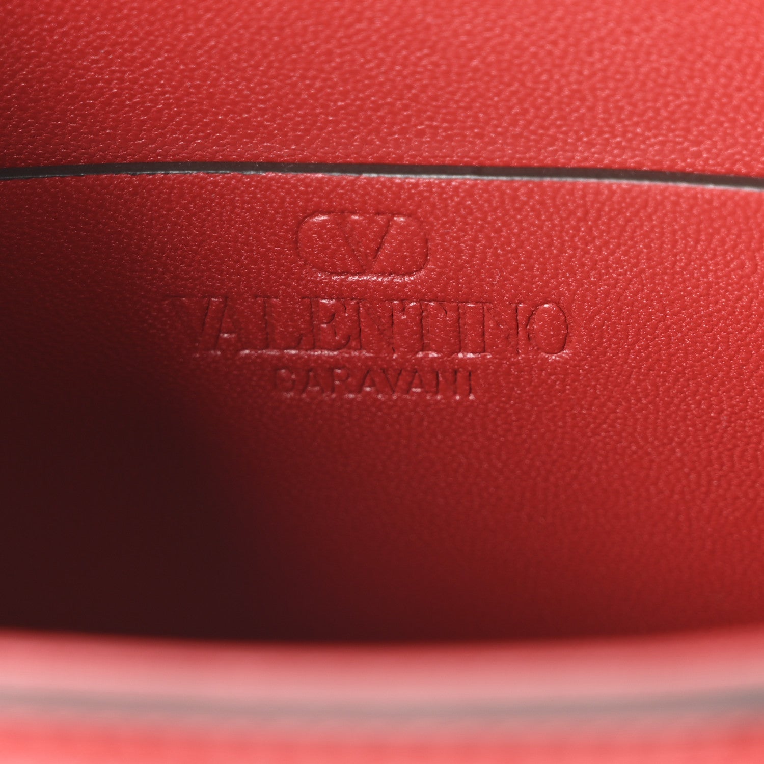 Valentino Garavani Calfskin VLogo Vain Vanity Bag Rosso Valentino 6 of 9