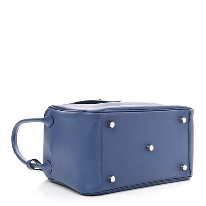 Hermes Swift Epsom Lindy 26 Tressage De Cuir Bleu Brighton Capucine Bleu Saphir 4 of 13