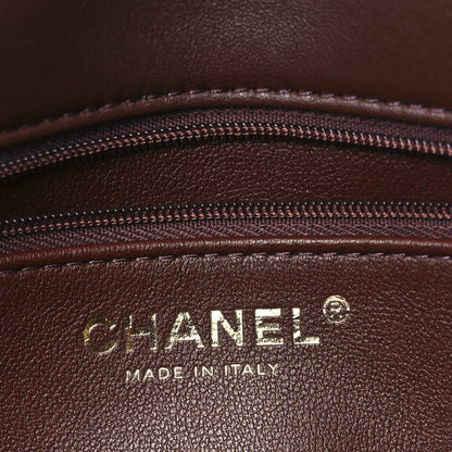 Chanel Shearling Lambskin Quilted Furry Coco Flap Beige Dark Brown 6 of 12