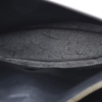 Celine Palmelato Calfskin Curved Evening Clutch Black 9 of 13