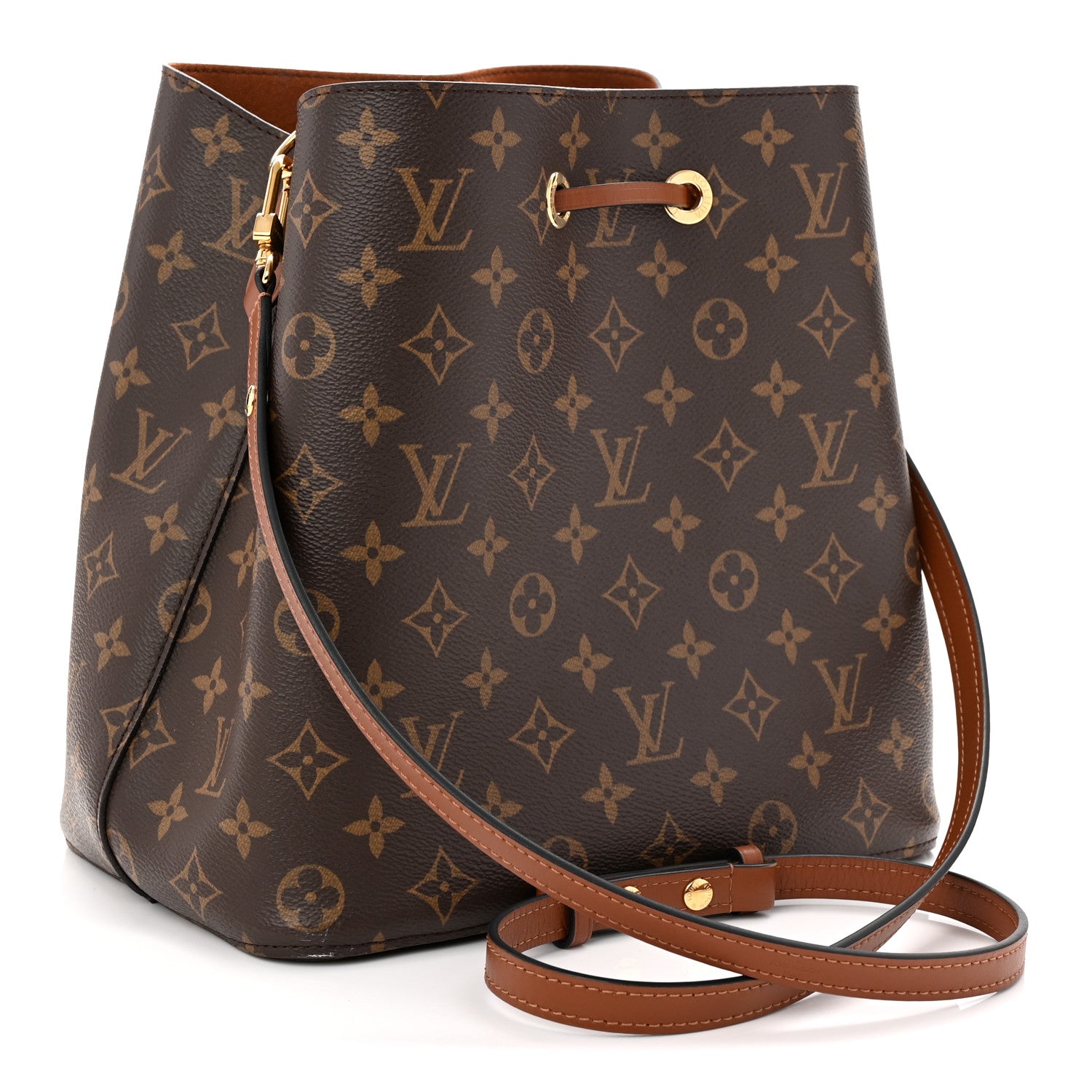 Louis Vuitton Monogram Neonoe MM Caramel 3 of 10