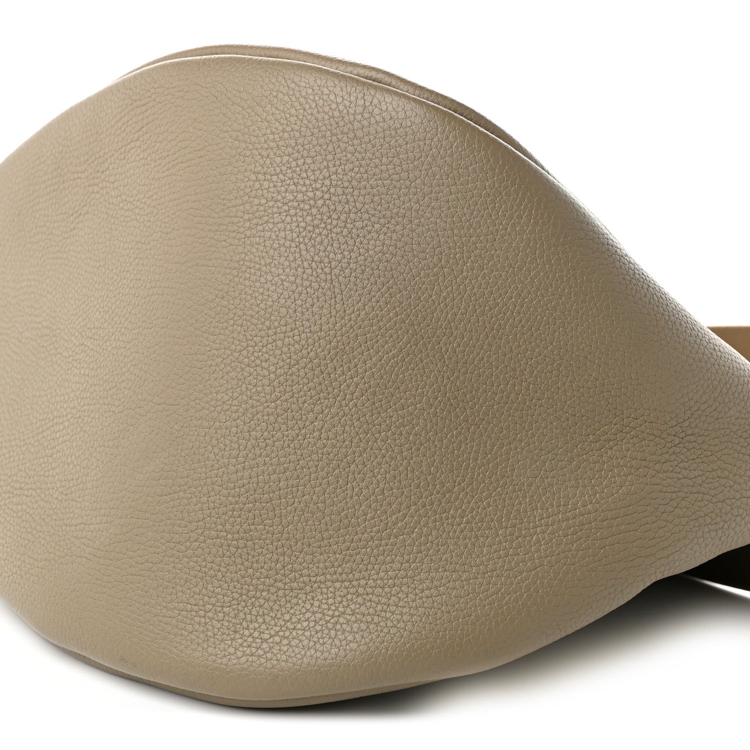 The Row Grained Calfskin Large Slouchy Banana Bag Military Beige 10 of 10