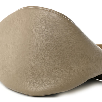The Row Grained Calfskin Large Slouchy Banana Bag Military Beige 10 of 10